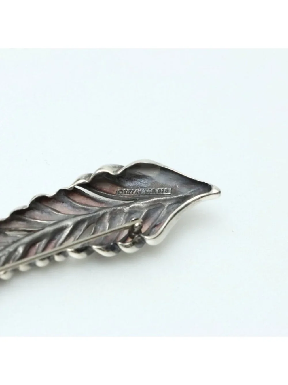 Tiffany & Co Vintage Brooch Feather 925 Sterling Silver
